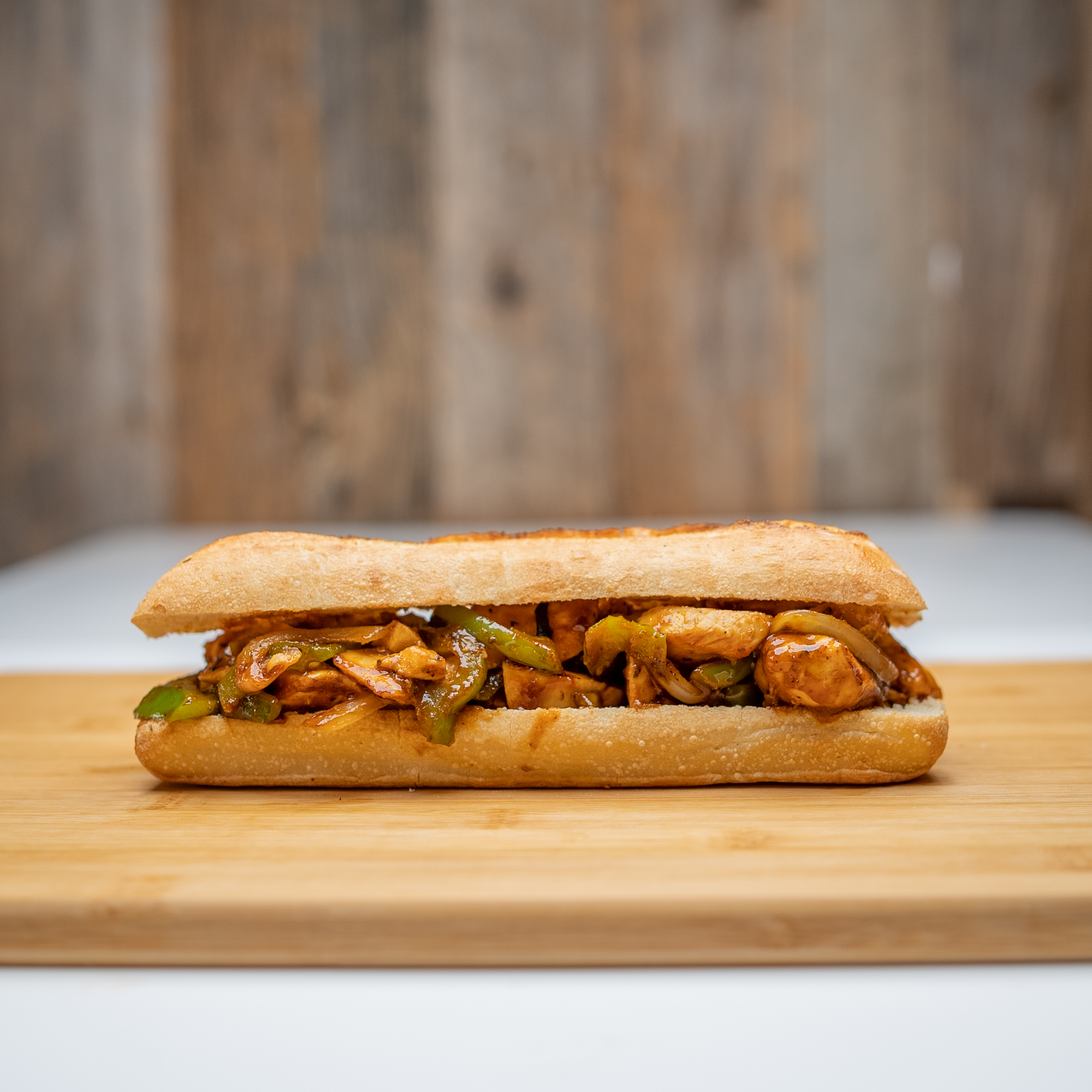 Spicy Teriyaki - Halal grilled chicken on a toasted ciabatta with s...